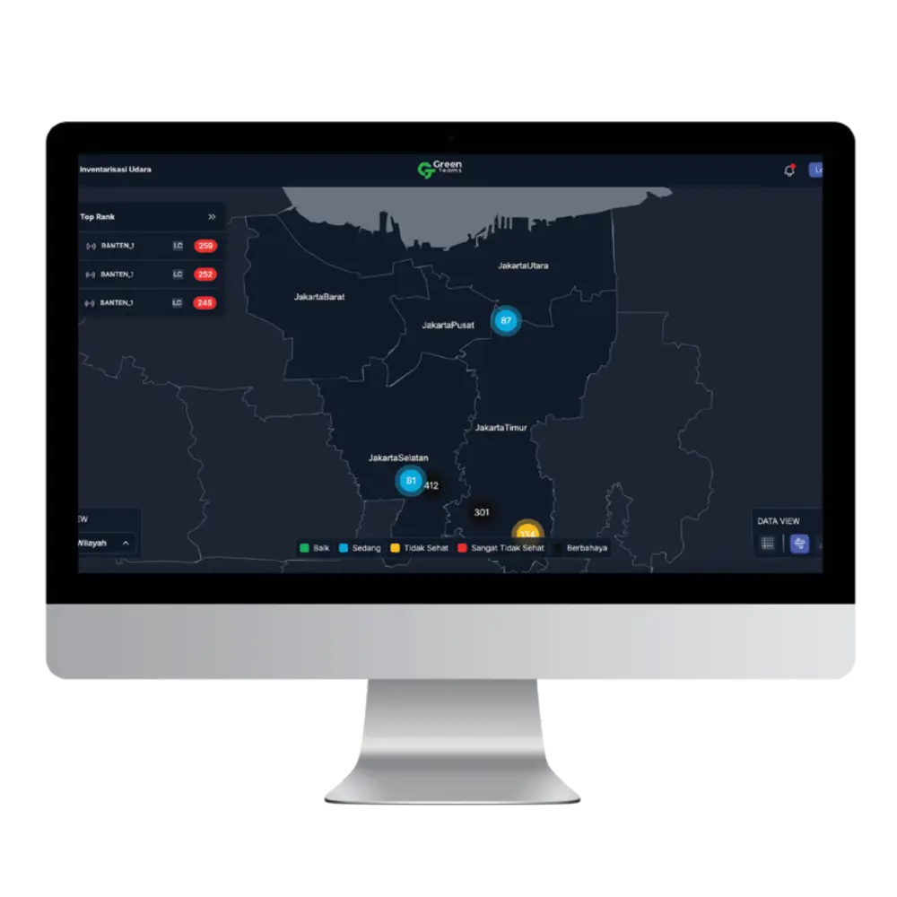 AQMS dashboard interface screenshot 2