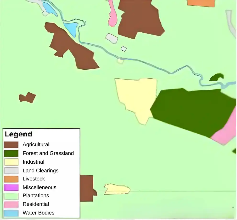 Land use mapping geospatial visualization